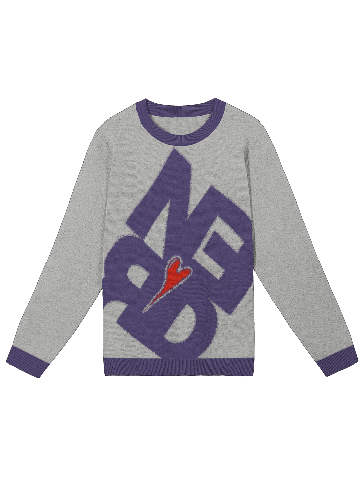 Nerd Heart Knit Sweatshirt (Streamer Edition) product image (1)
