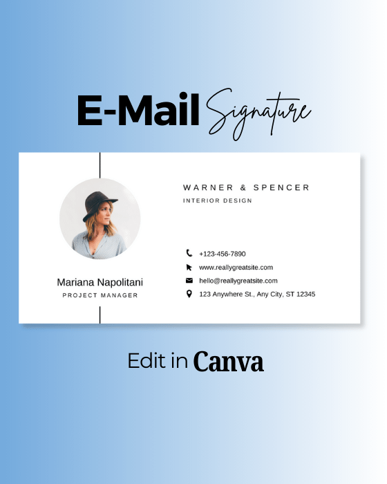 Beige Modern Minimalist Business Email Signature product image (1)