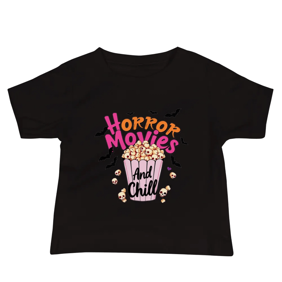 Horror Movies And Chill Baby Tee product image (3)