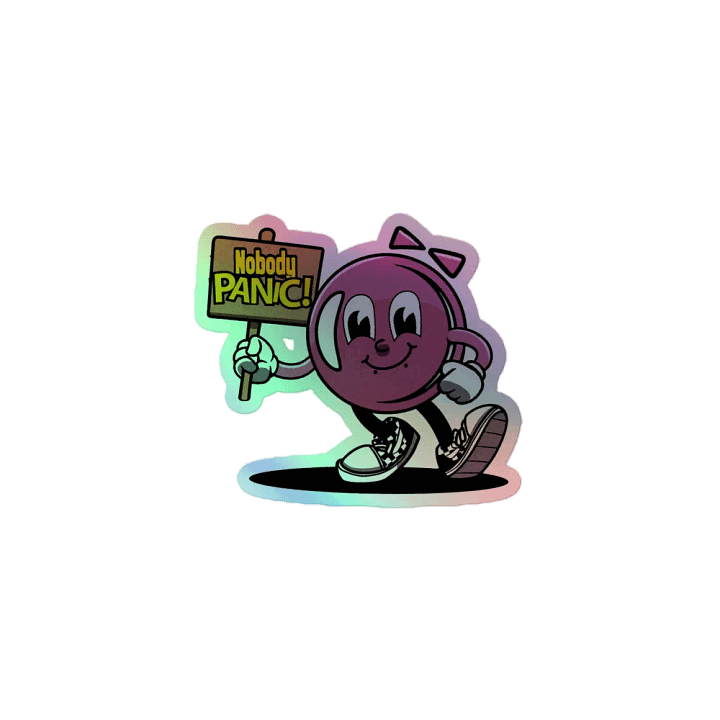 Panic Prevention Holographic Sticker product image (1)