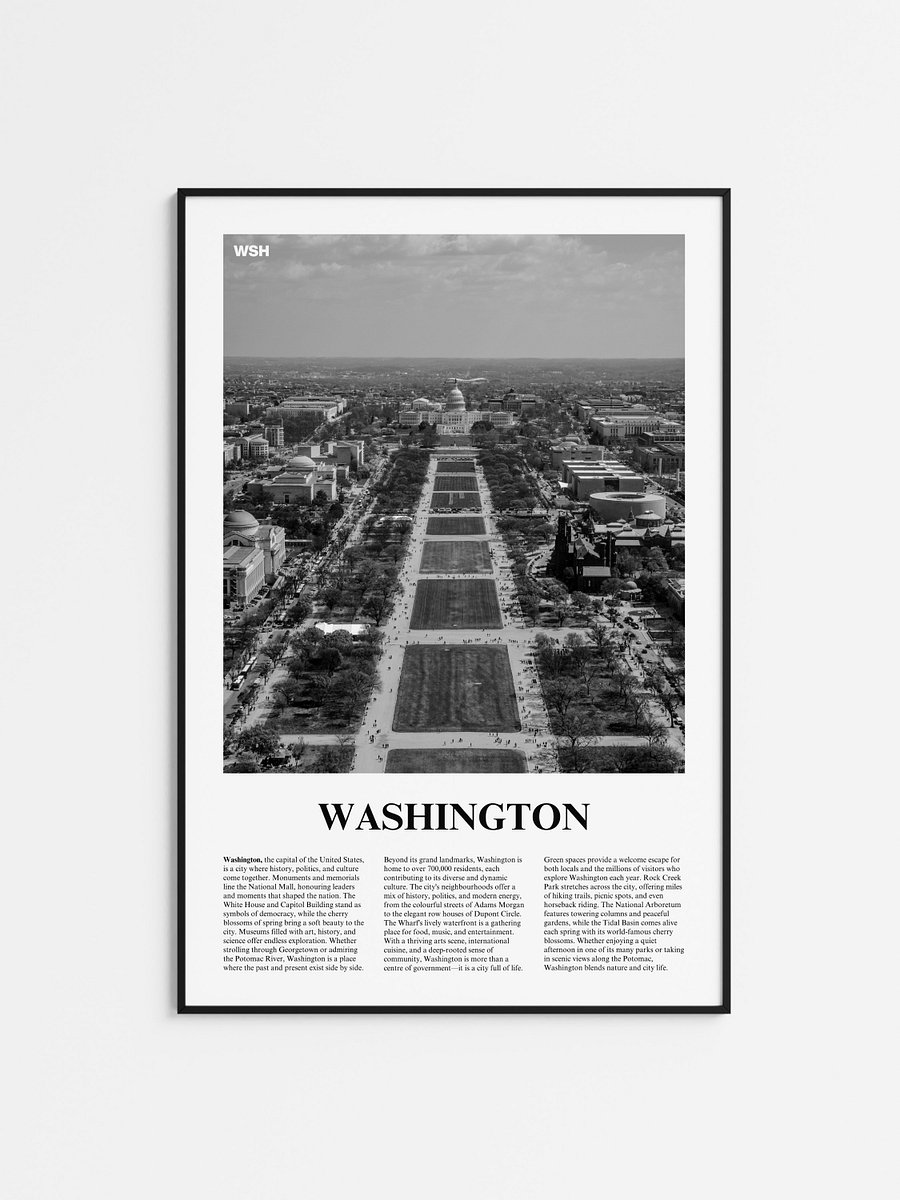 Washington 03 Newspaper Poster product image (1)