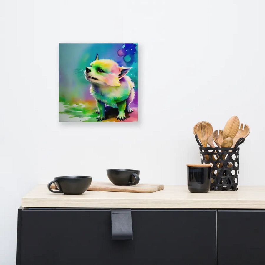 Cute Dog Digital Painting - v15 product image (8)