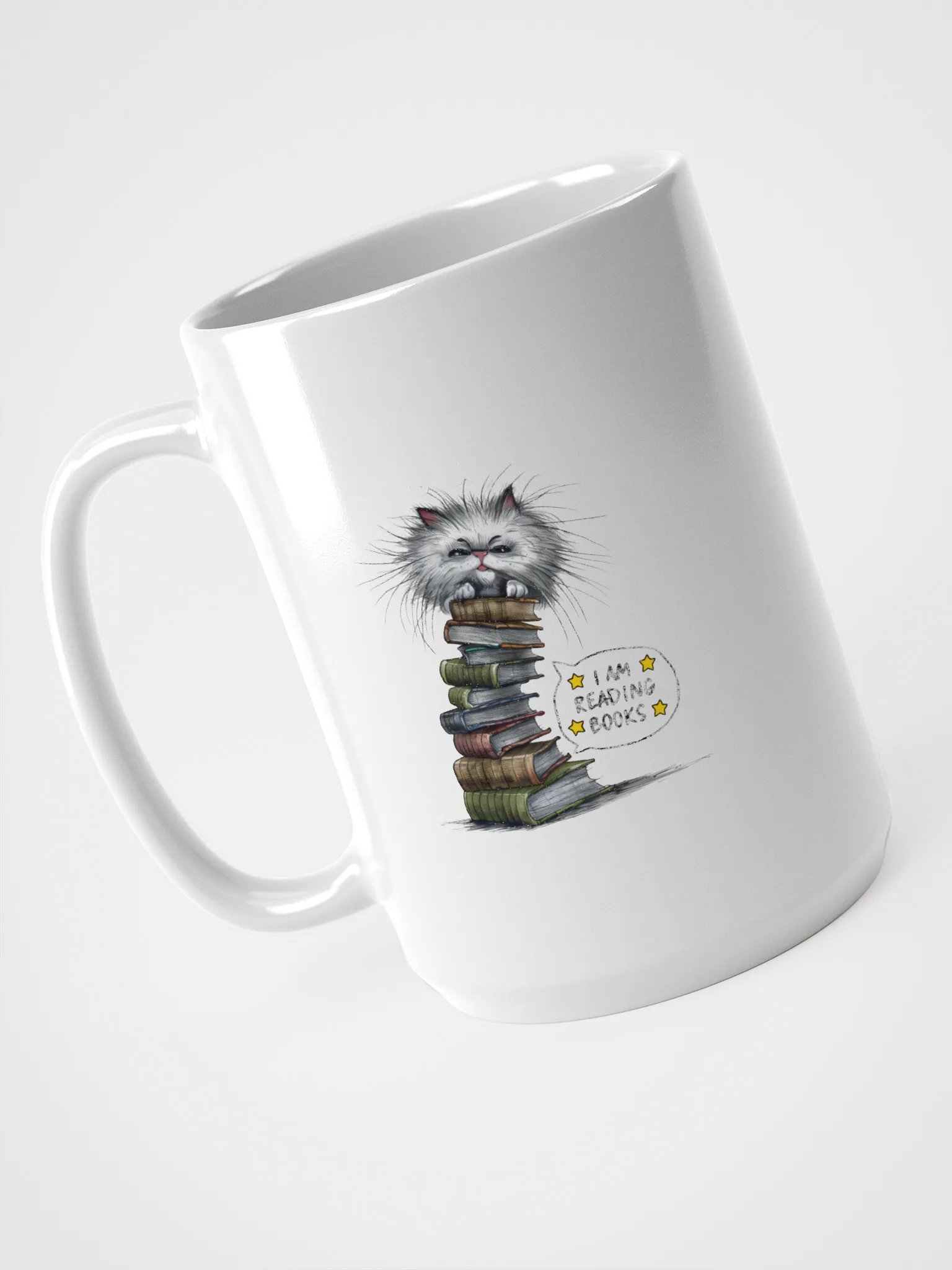 Bookworm Cat Comfort Mug product image (3)