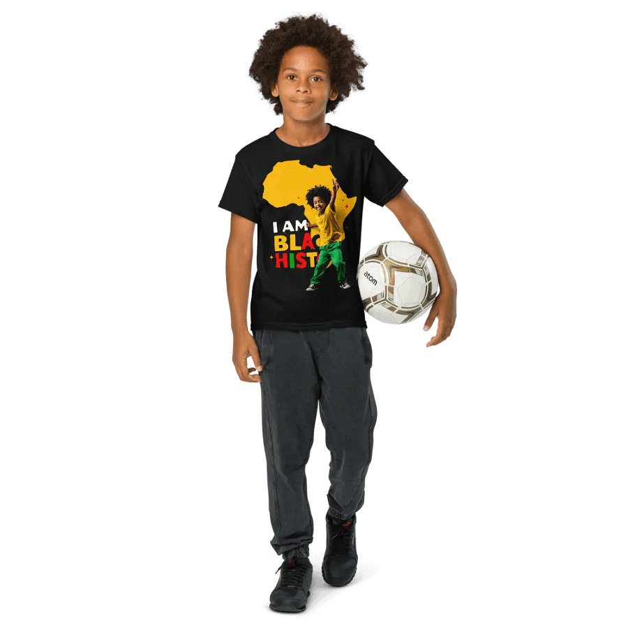 I Am Black History Kids Boys Black History Month T-Shirt product image (12)
