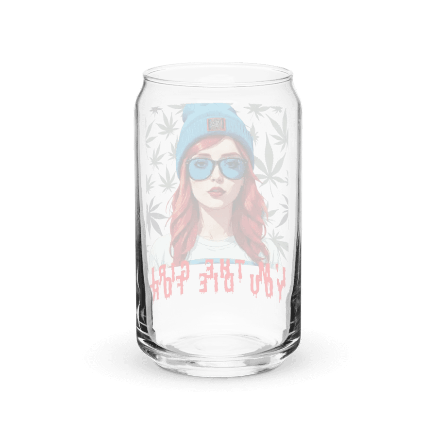 I'm The Girl You Die For can shaped glass product image (6)