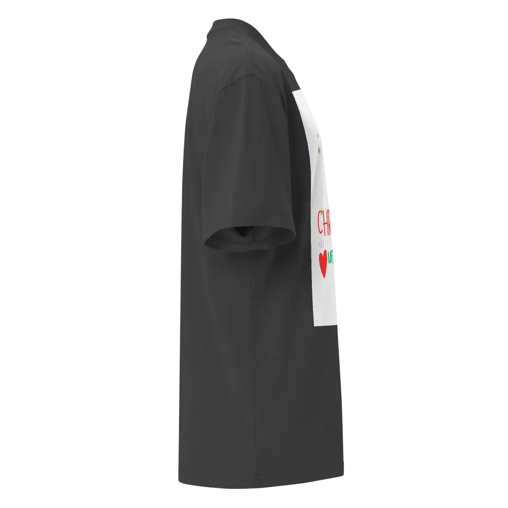 First Christmas with Hubby Oversized Faded Tee product image (6)