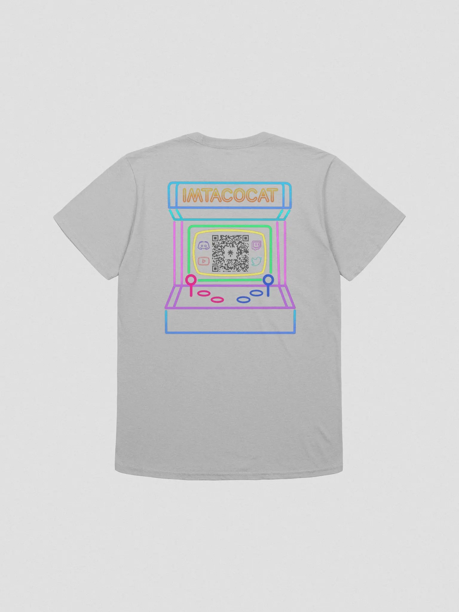 Choose Your Charactaco Retro Arcade Gildan TShirt White product image (3)