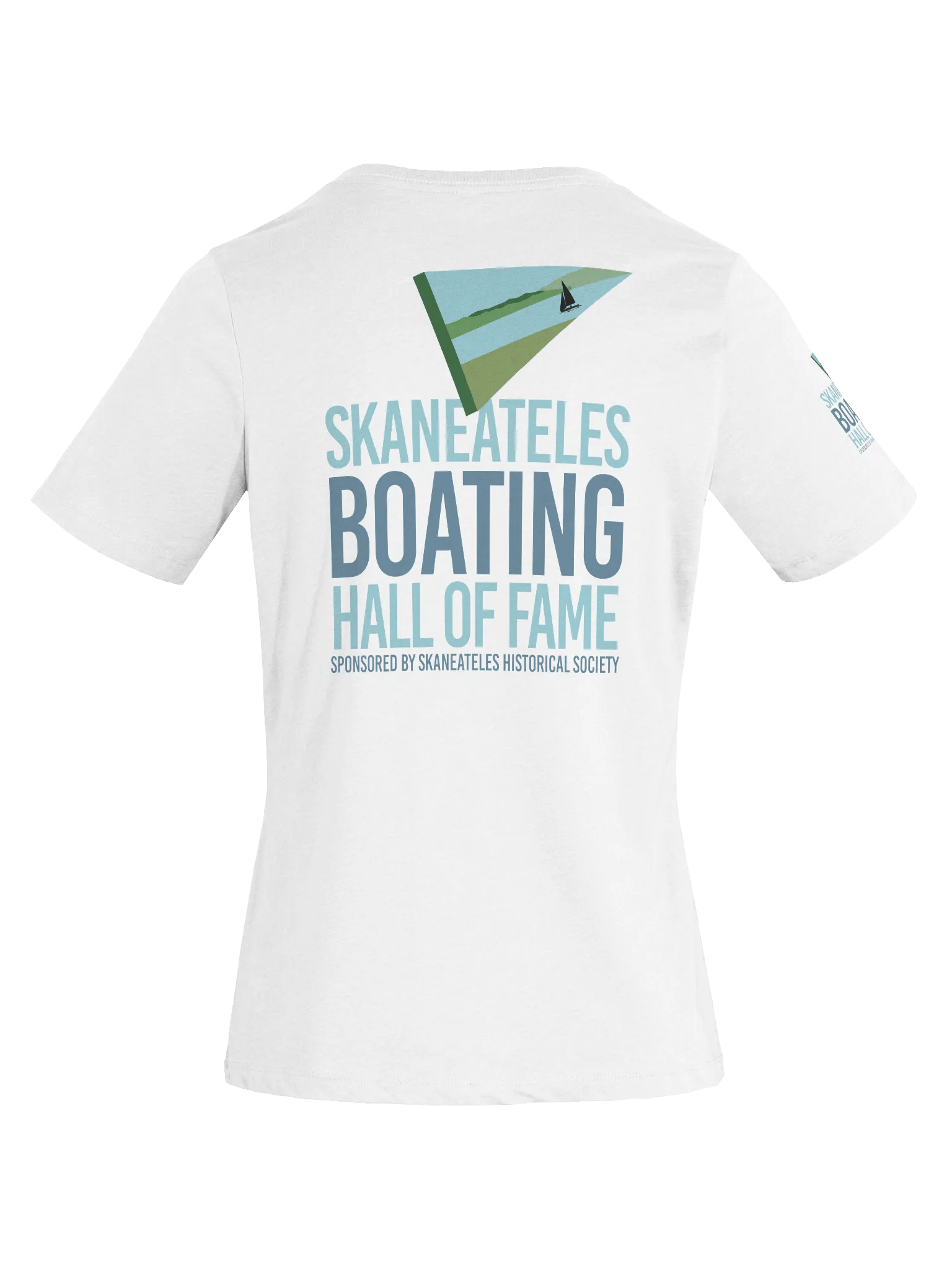 BHOF Sailboat Triangular Logo Women's V-Neck T-Shirt product image (4)