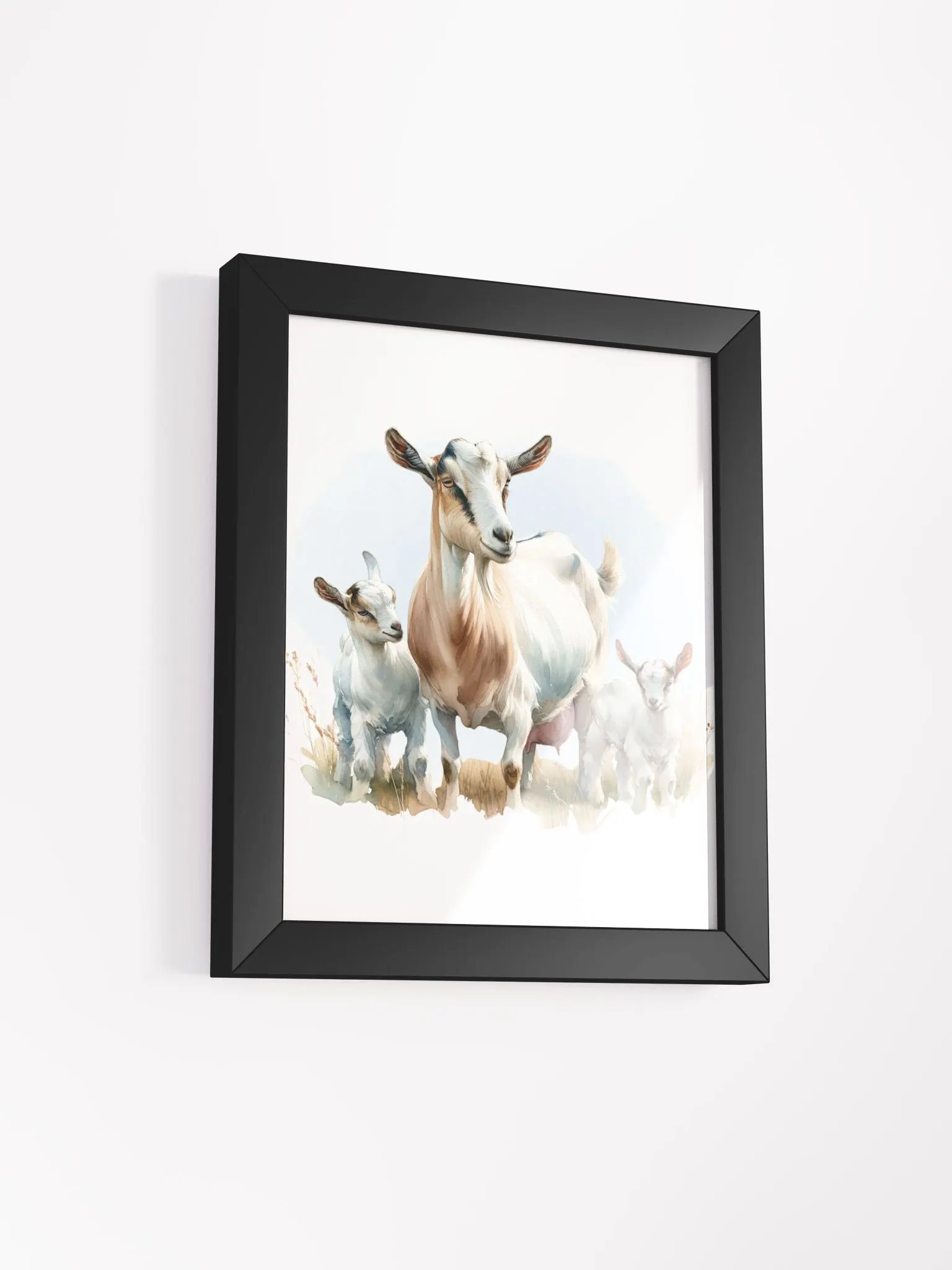 Nigerian Dwarf Mama - Framed Print product image (57)