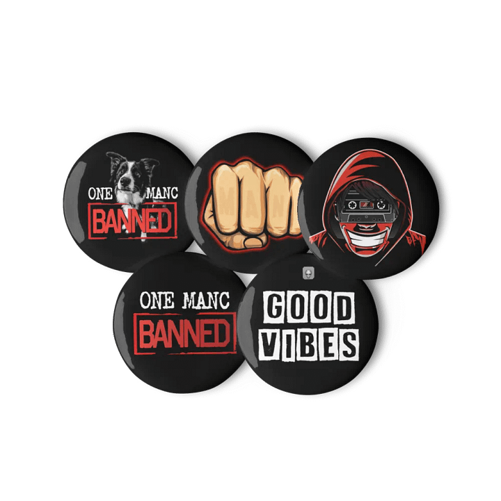 One Manc Banned - Pin Badges product image (1)