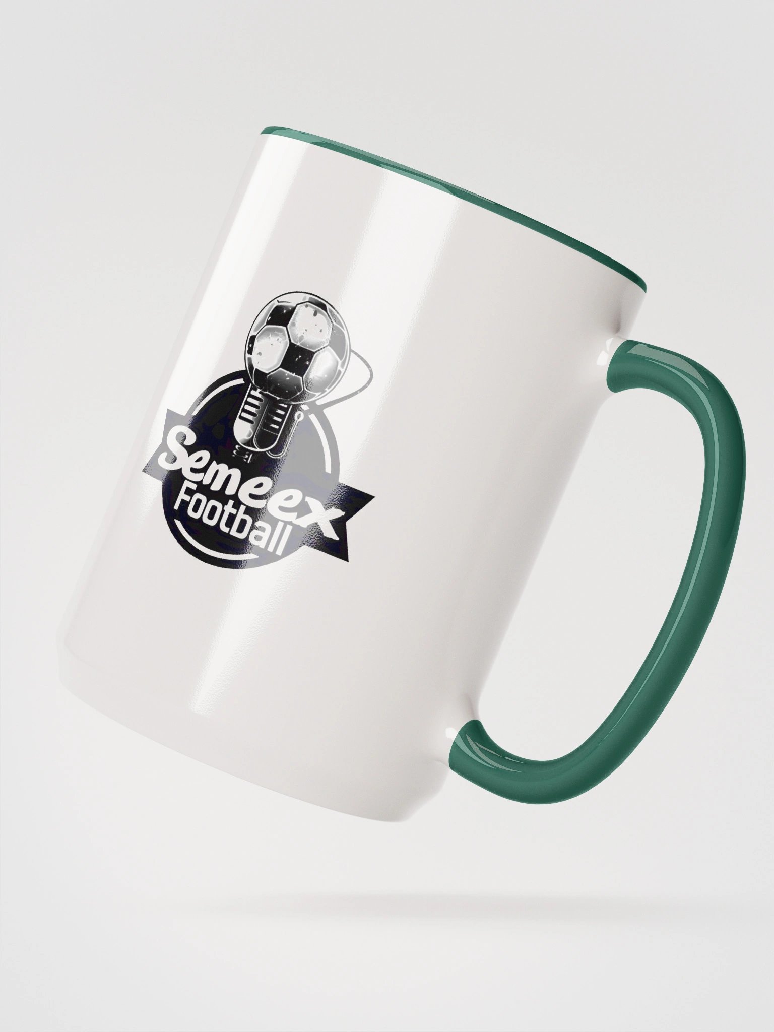 Semeex Football Logo Ceramic Mug with Color Inside product image (11)