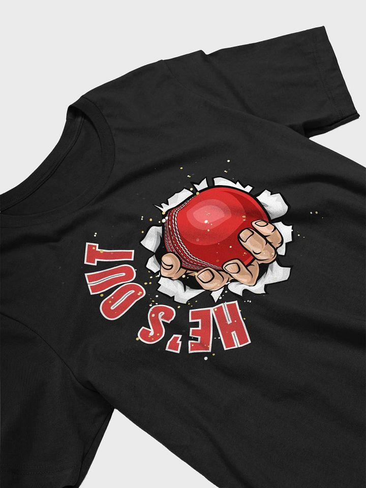 He's Out Cricket T-Shirt product image (7)