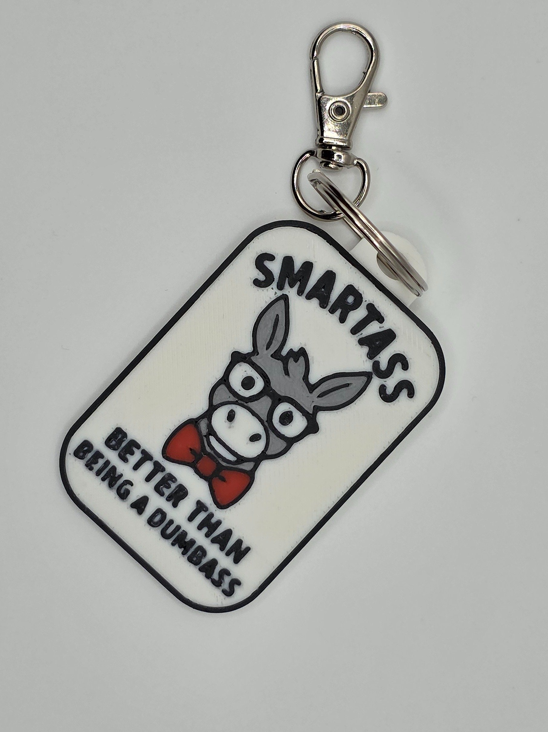 🫏 Smartass Donkey 3D Printed Keychain product image (2)