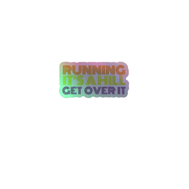 Hill Runner Holographic Sticker Set product image (1)