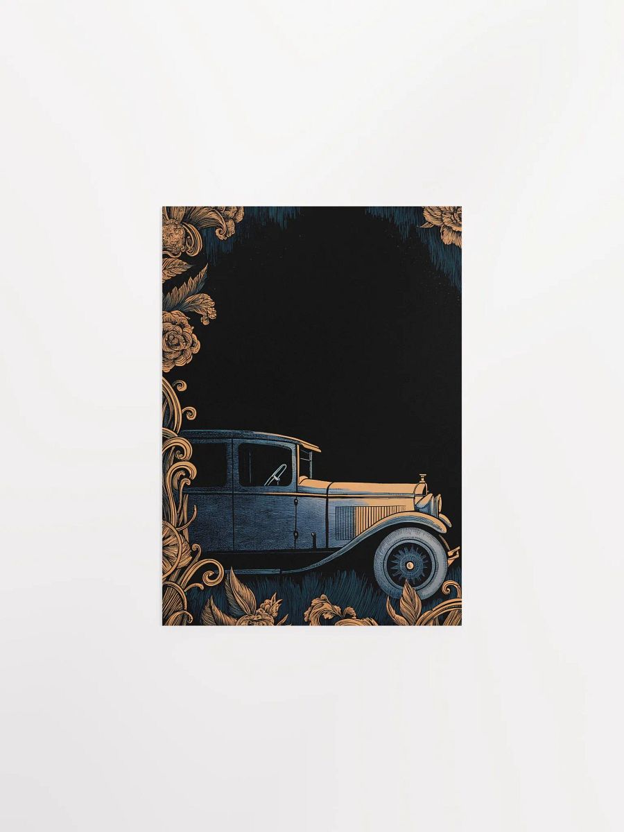 Vintage Car Floral Framed Poster product image (13)