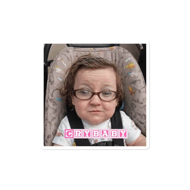 Crybaby Die-Cut Magnet product image (2)