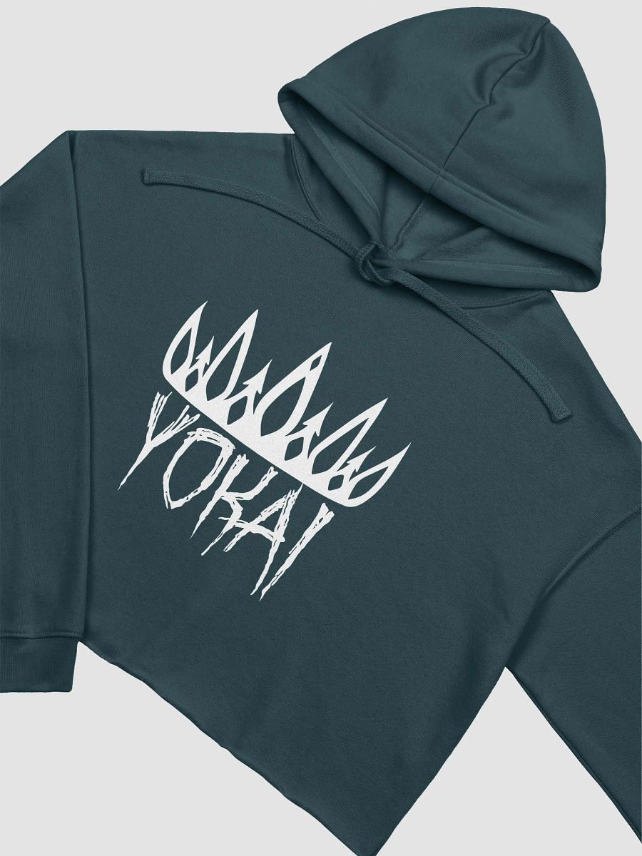 Yokai Queen (Large White Logo) - Cropped Sweatshirt product image (2)