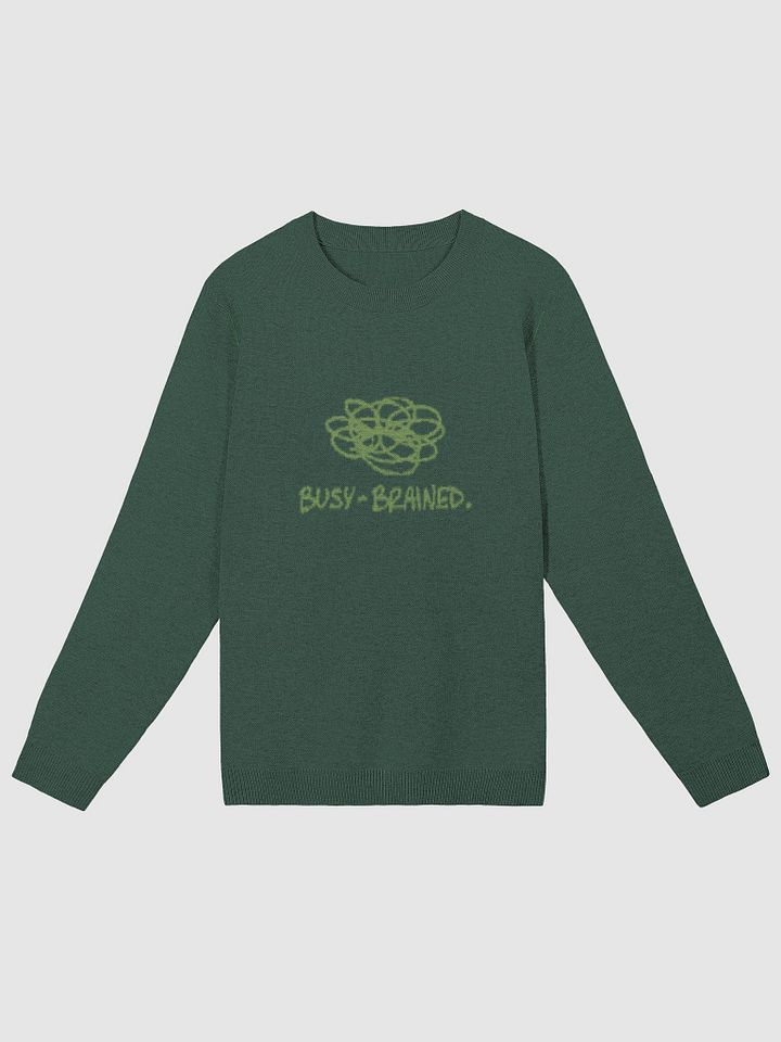 BUSY-BRAINED (duotone green) knitwear classic crewneck product image (4)