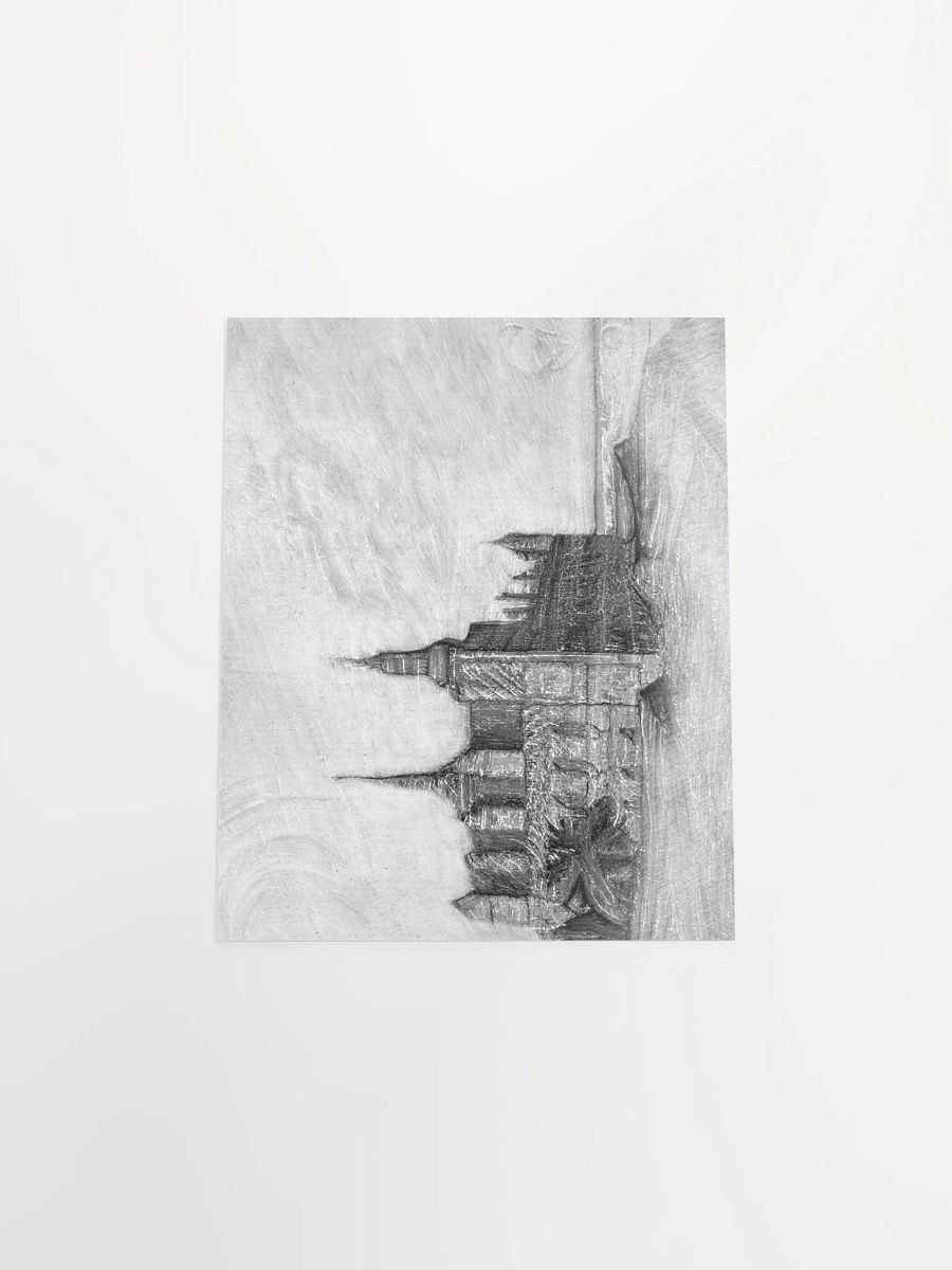 Kronborg castle - Pencil sketch - Landscape product image (7)