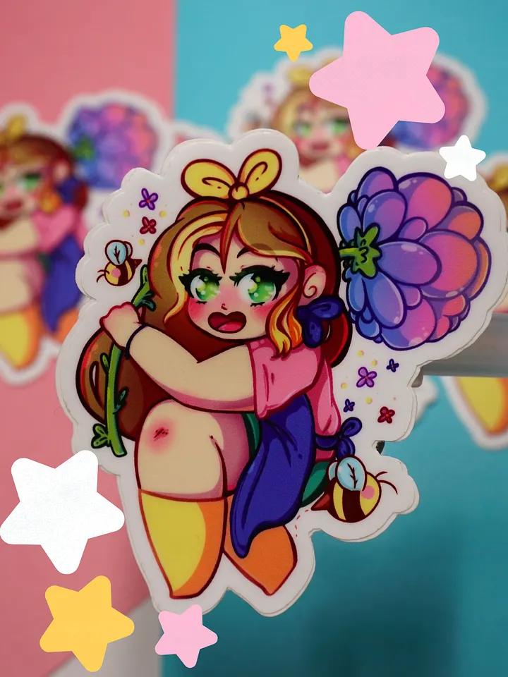 Peachi Florist 💐🐝 (Vinyl ) product image (2)