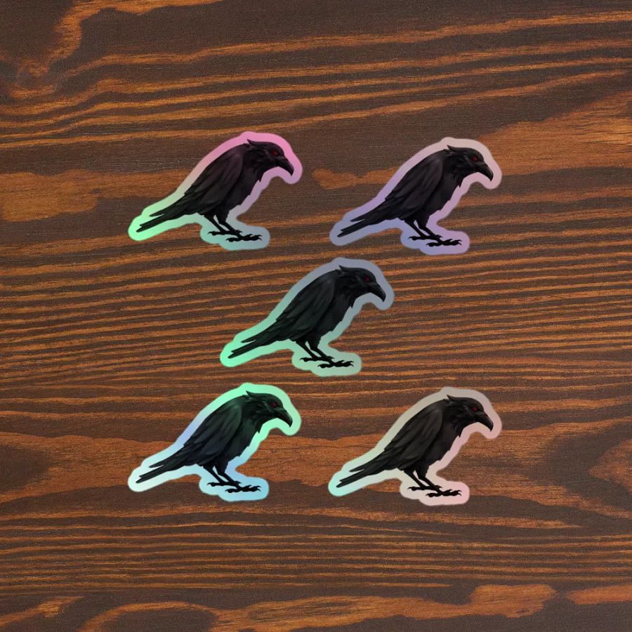 Raven Foil Stickers product image (3)