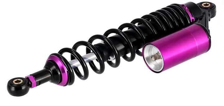 NM Set: Tuning-Federbeine 360mm, mit externen Ausgleichsbehälter, Schwarz/Violett product image (2)