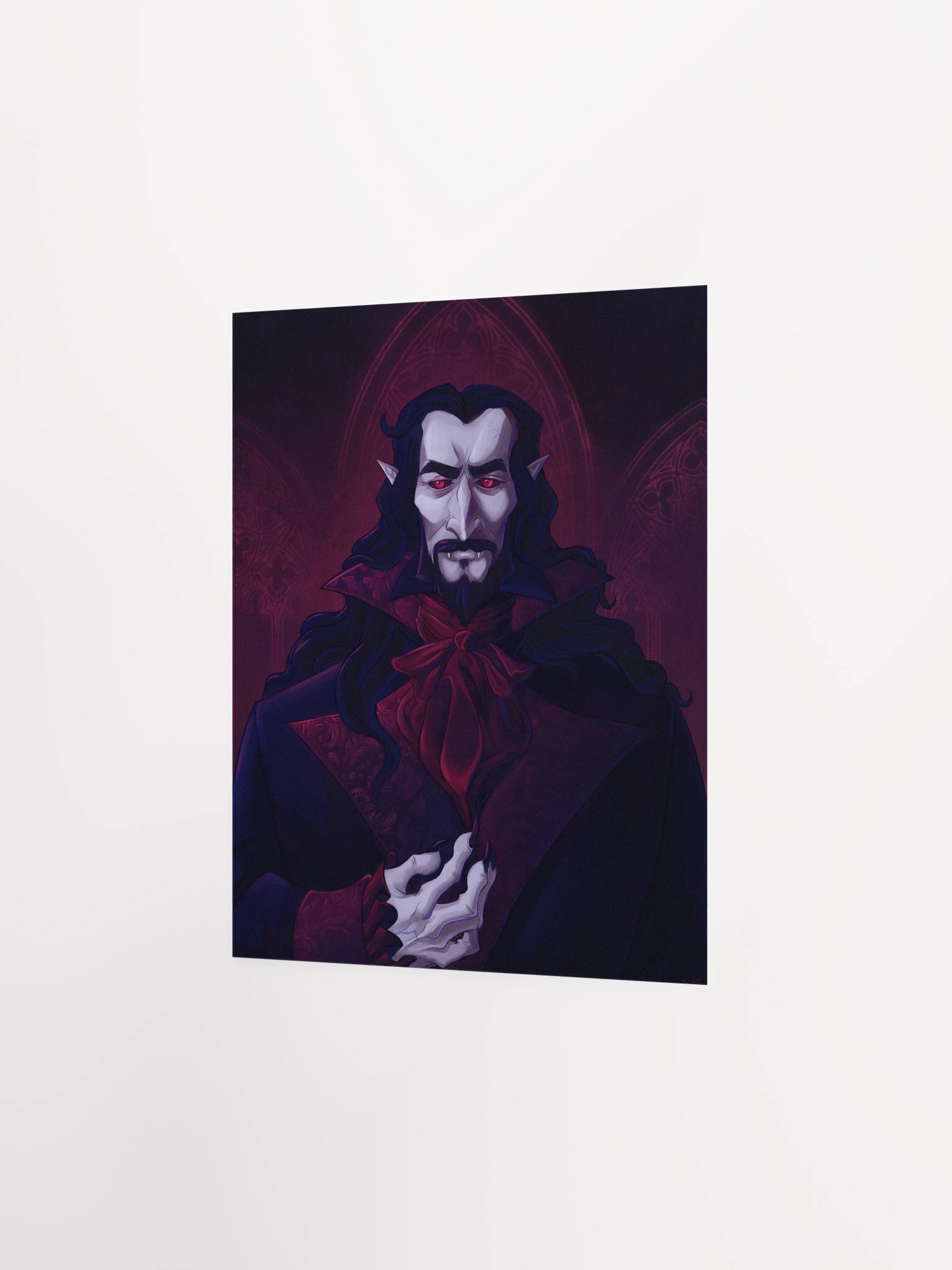 Dracula, Dark Lord of the Vampires Print | Sizes 8x10, 12x18, 18x24 product image (4)