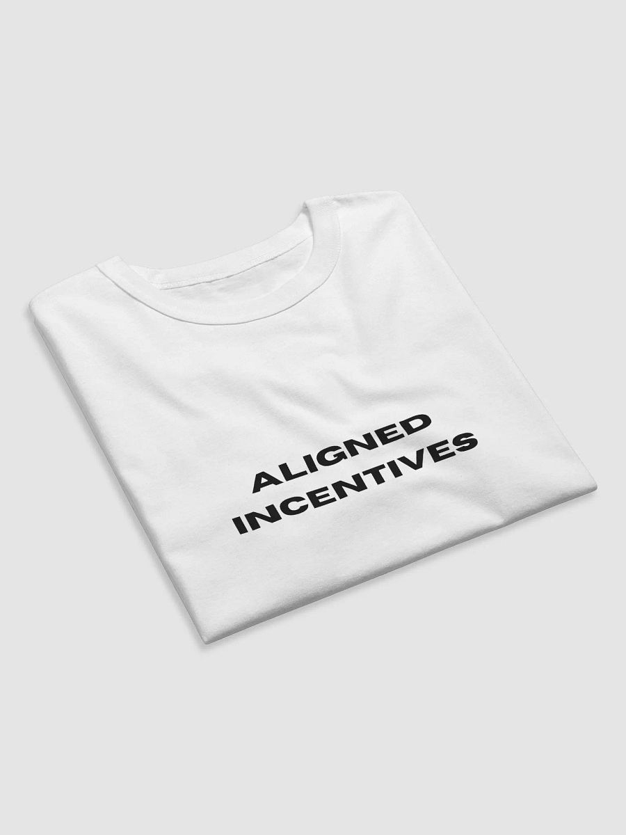 Aligned Incentives Typography SS Tee - White product image (5)