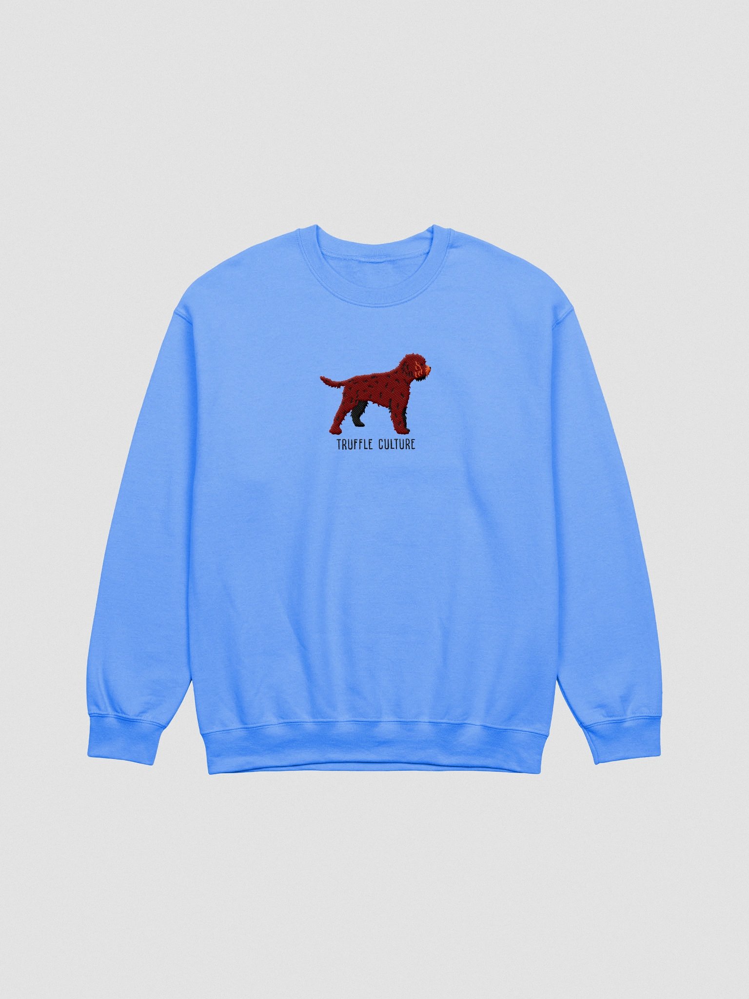 Truffle Culture Sweatshirt (Embroidered) of a Lagotto Romagnolo(Liver) product image (4)