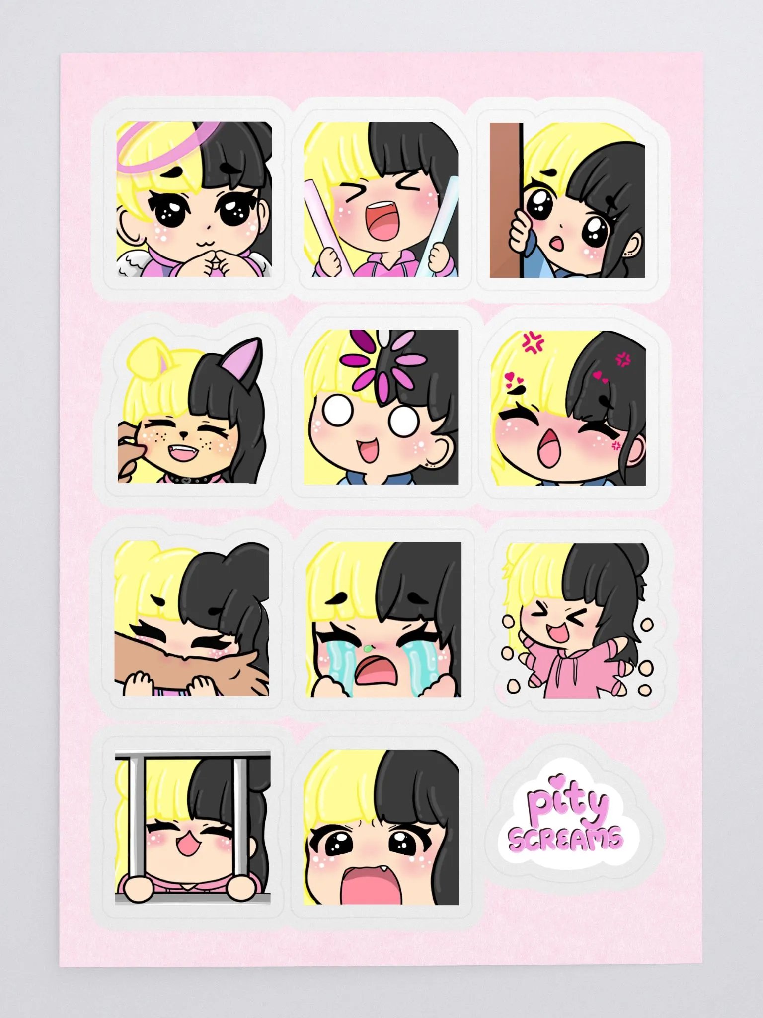 Emote Sticker Sheet 3 product image (3)