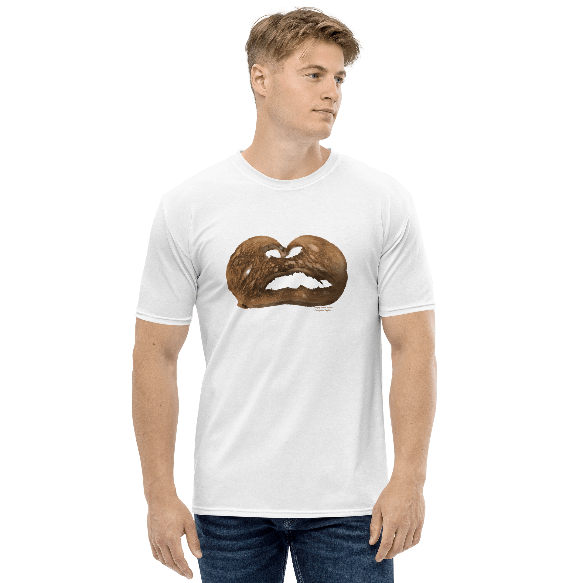 Angry Toast Tee Shirt product image (1)