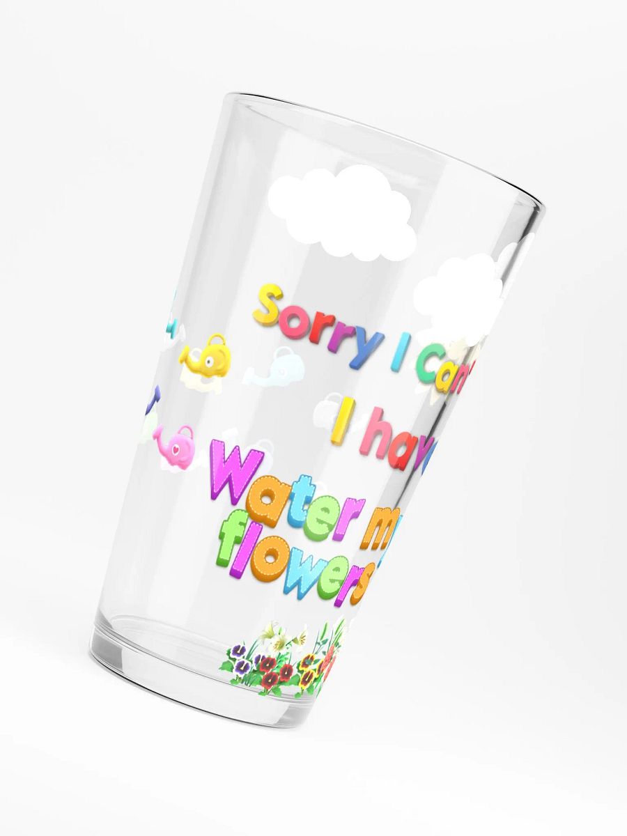 Sorry I Can't Tall Glass product image (6)