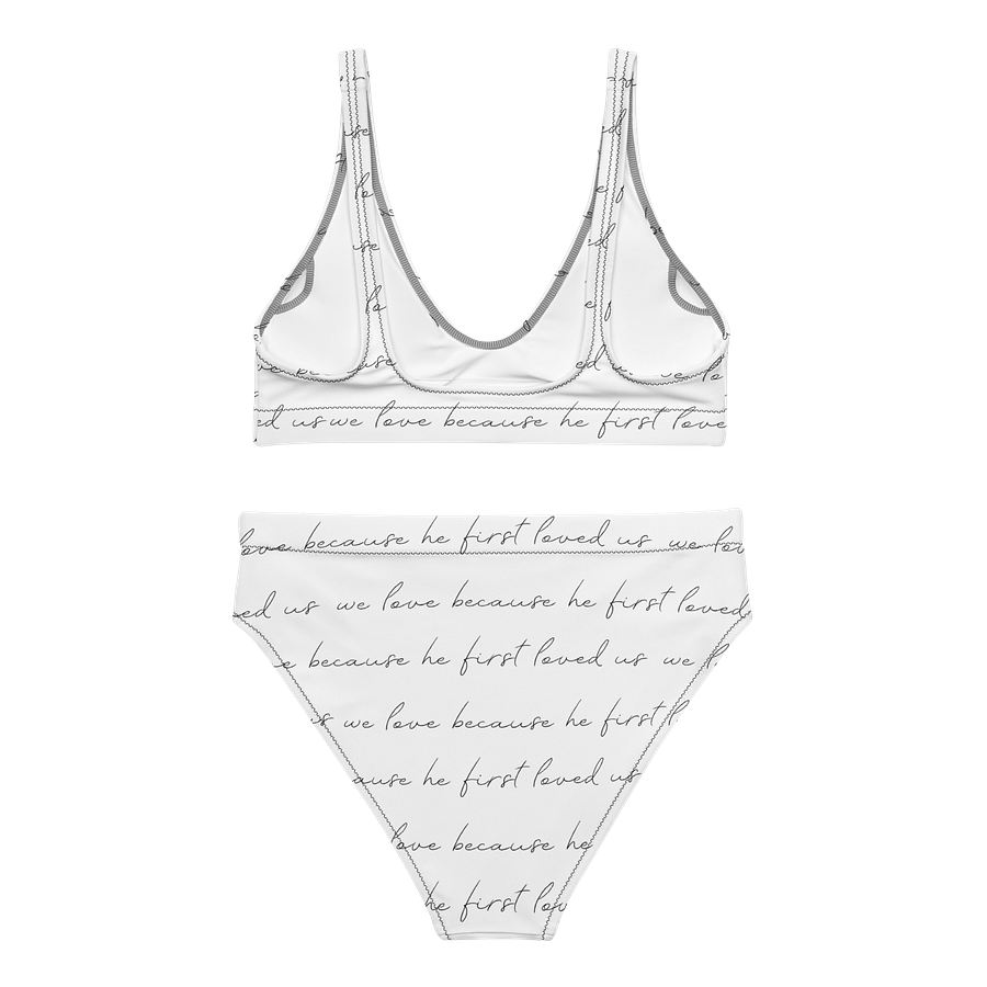 "He Loved First" High-Waisted Bikini product image (2)