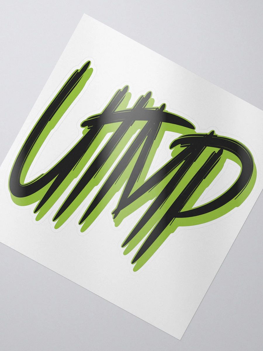 Kiss Cut Sticker - UTMP Logo Black / Green product image (3)