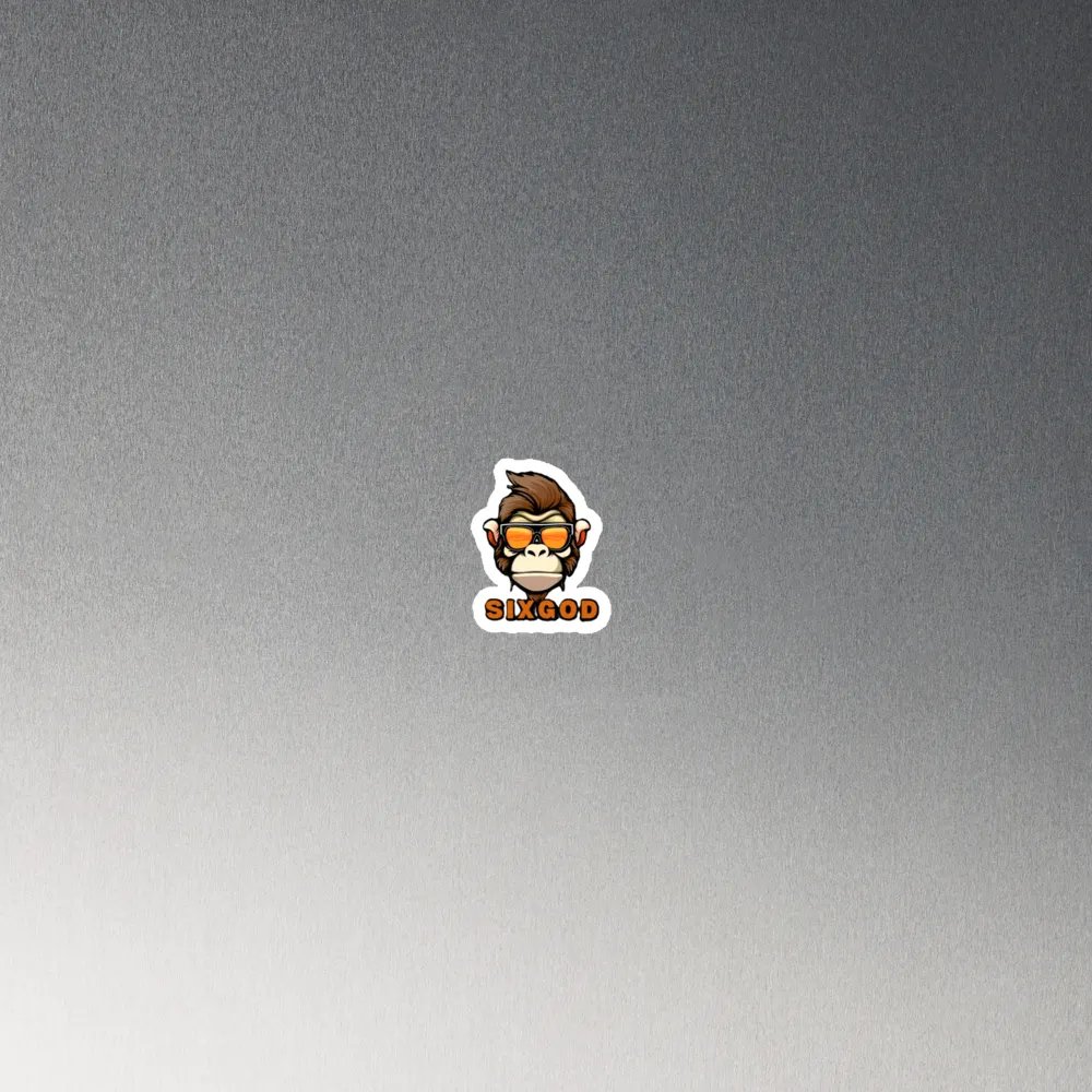 SIXGOD Monkey Shades Die-Cut Magnets product image (4)