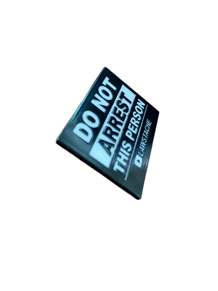 Enamel Pin - Do Not Arrest This Person product image (2)