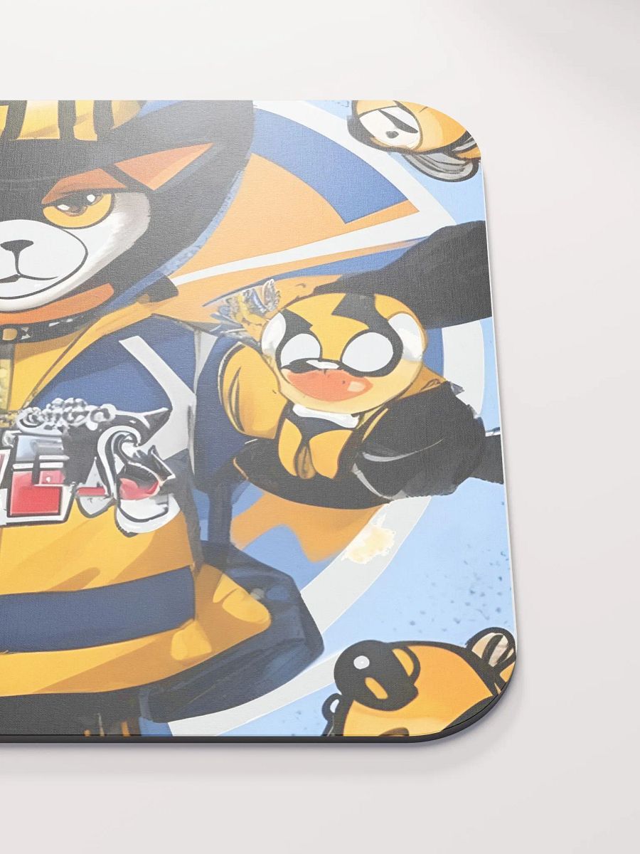 Buzzing Raccoon Sports Mouse Pad product image (5)