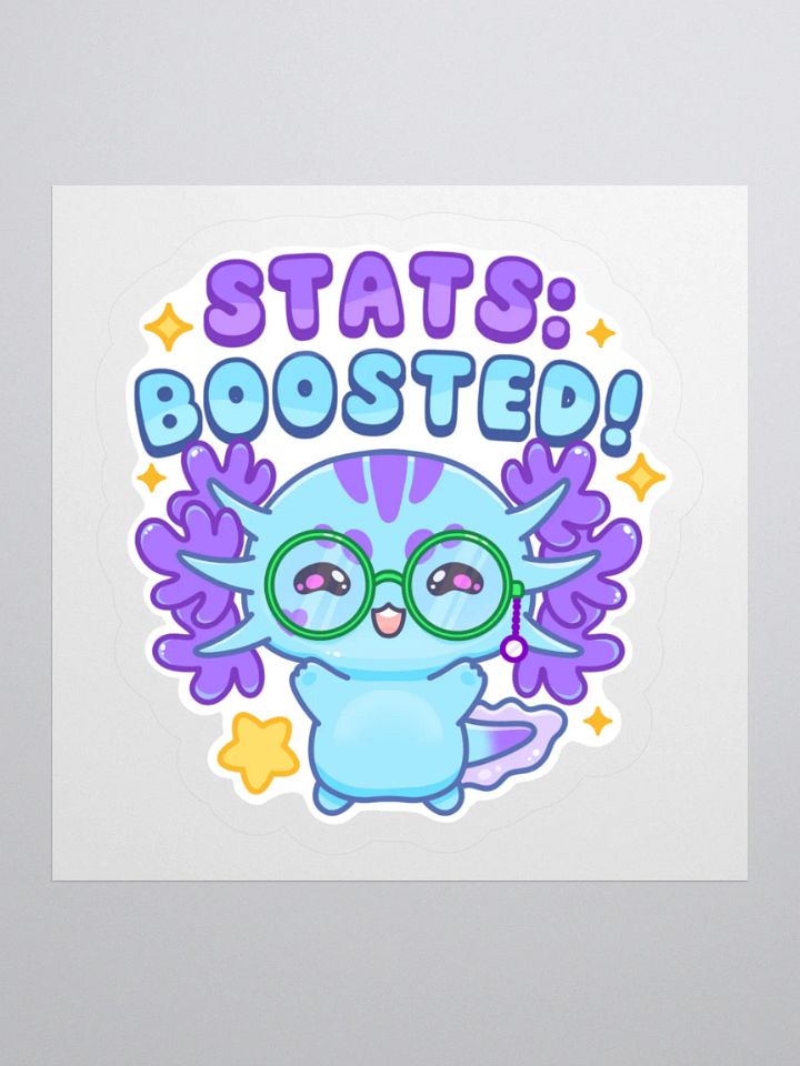 Stats Boosted Sticker product image (3)
