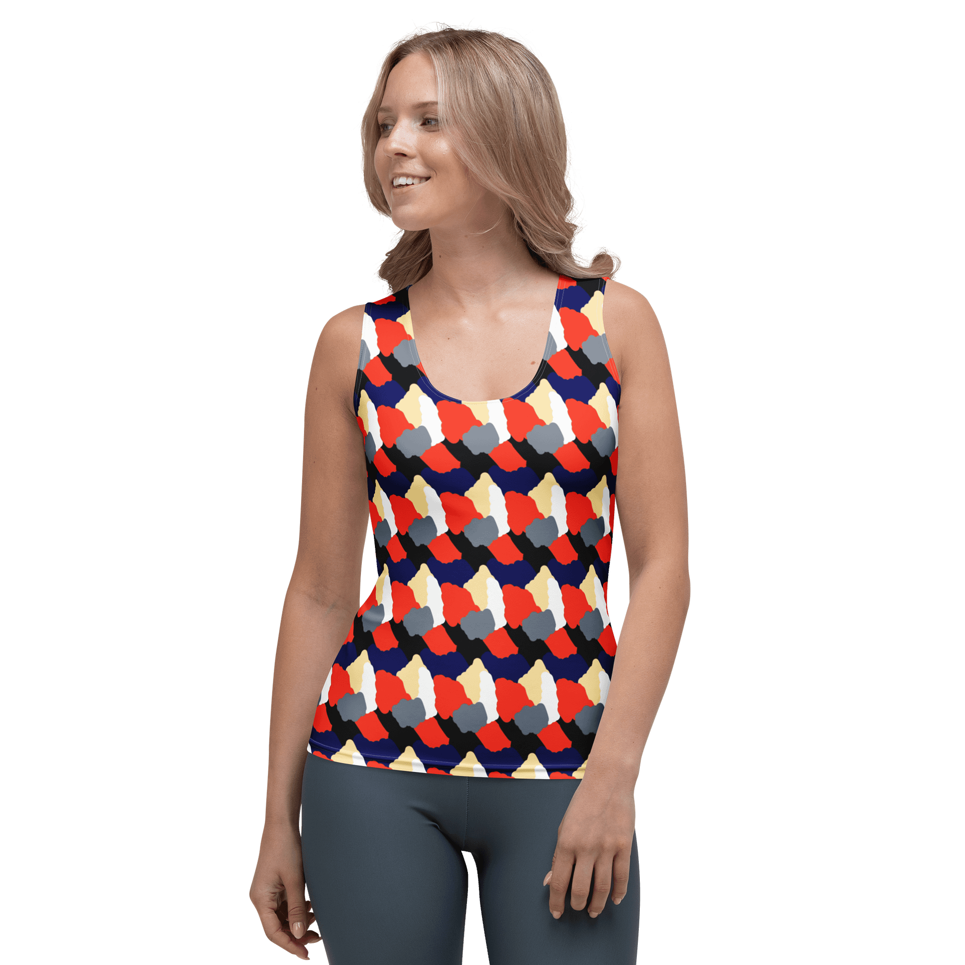 Vibrant Red Oksi All-Over Tank product image (1)