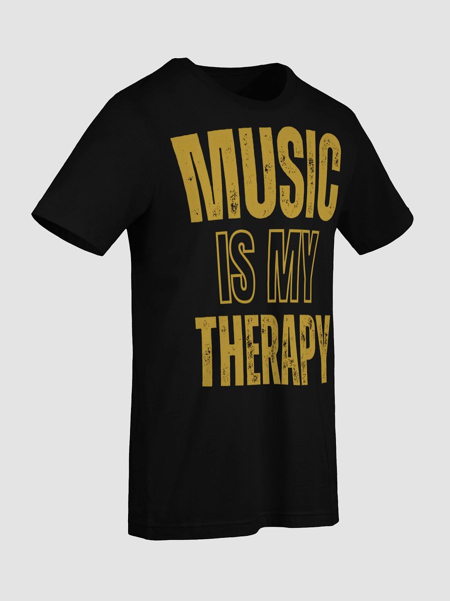 MUSIC IS MY THERAPY-BELLA+CANVAS SUPERSOFT T-SHIRT product image (9)