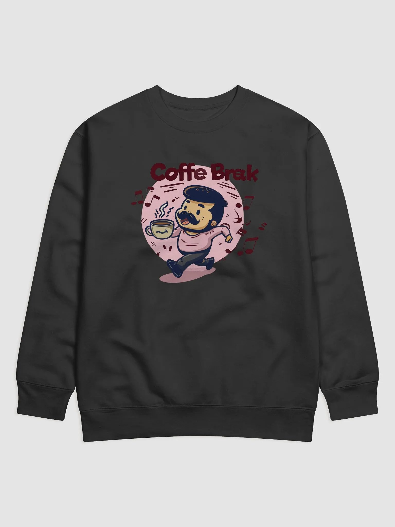 Coffee Break Long Sleeve Pink Variant product image (1)