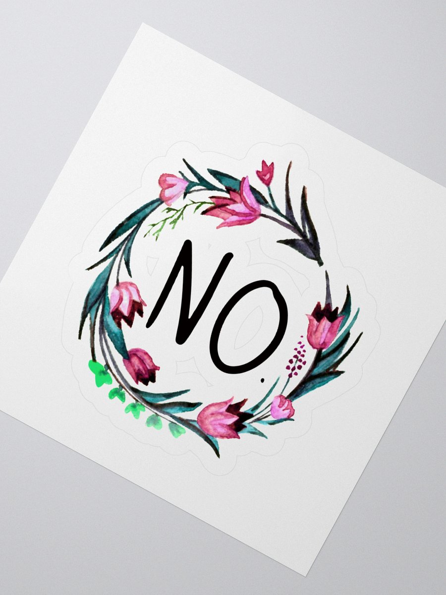 No Kiss Cut Sticker product image (5)