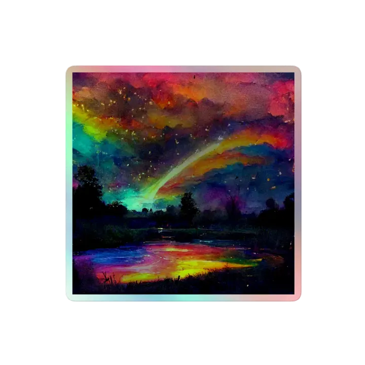 Celestial Dreamscape Holographic Sticker Set product image (2)