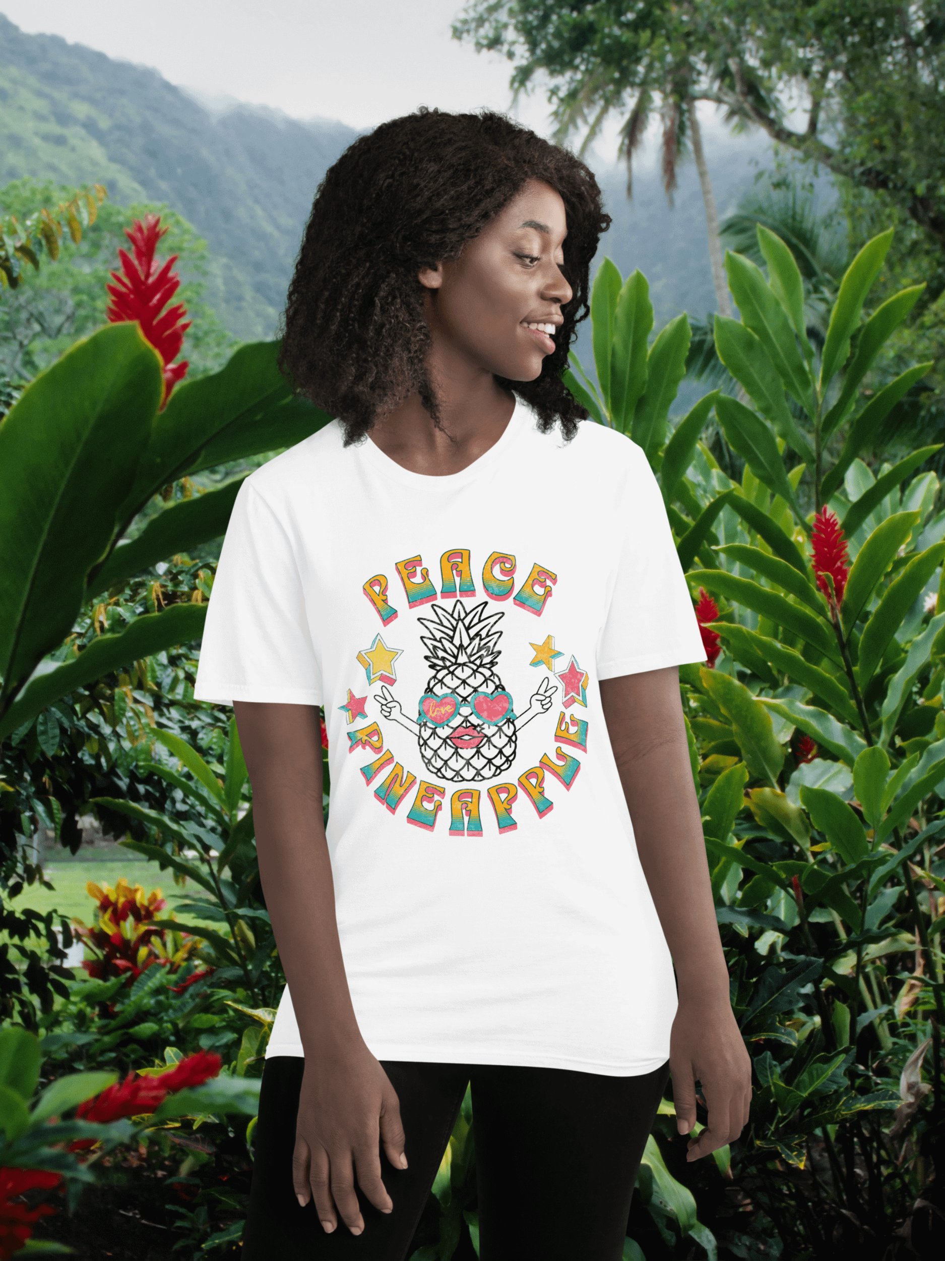 Peace, Love, Pineapple T-shirt product image (1)