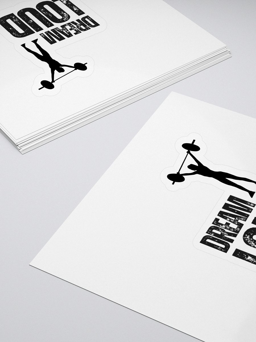 Dream Loud - Woman Lifting - Sticker product image (4)