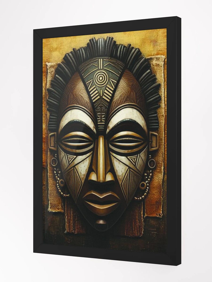 African Heritage Matte Framed Mask Poster product image (2)