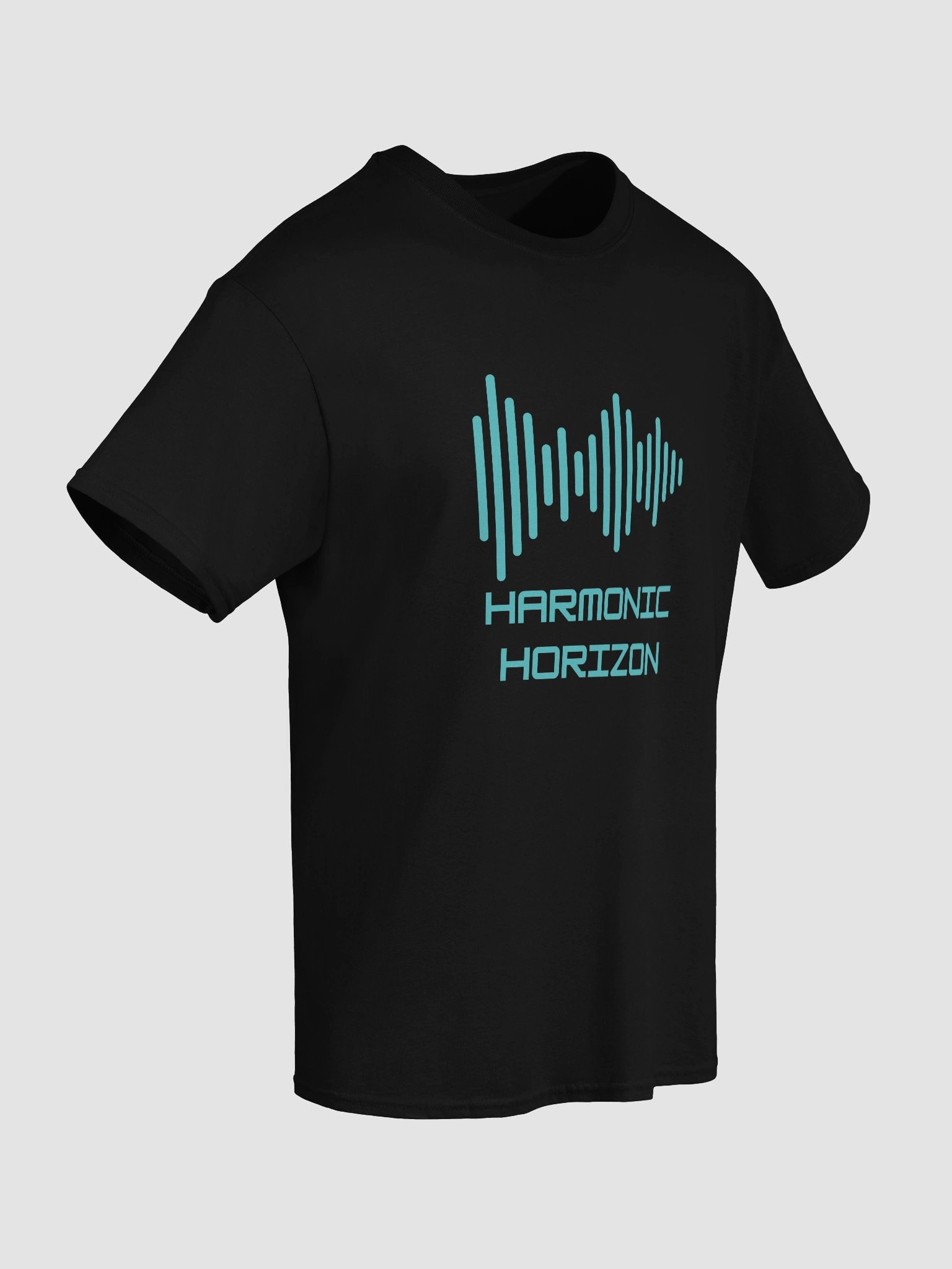 Harmonic Horizon Turquoise Logo T-shirt product image (4)