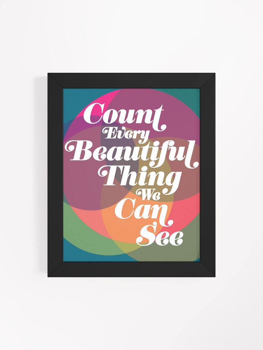 Count Every Beautiful Thing Desk Art product image (11)