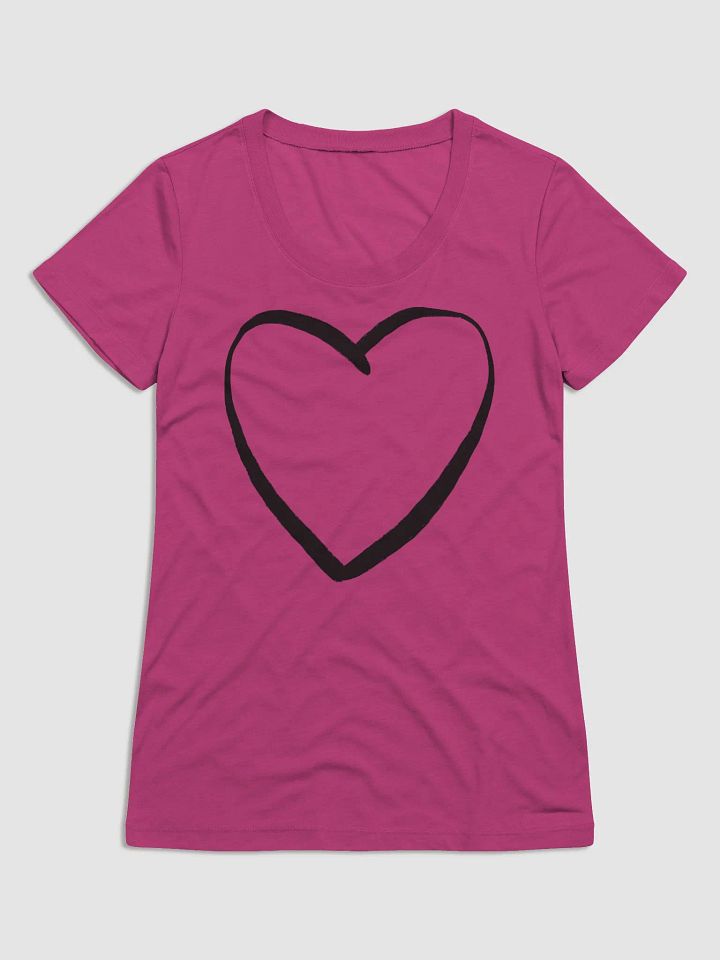 Classic Heart Women's Cut Tee product image (7)
