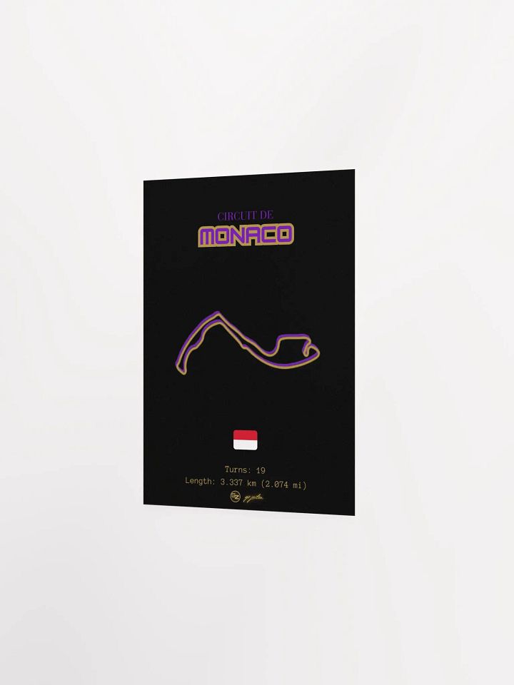 Circuit De Monaco | Enhanced Matte Poster product image (2)